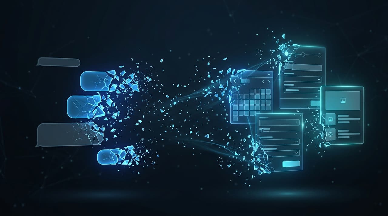 Text Is a Terrible Interface for Doing Business. Generative UI Is the Fix.