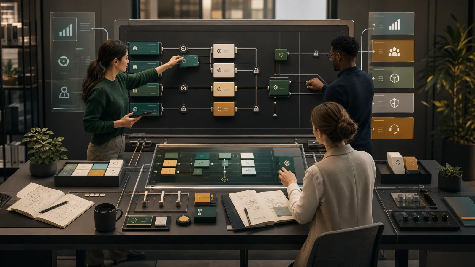 Teams composing reusable AI workflow tools from a governed shared registry